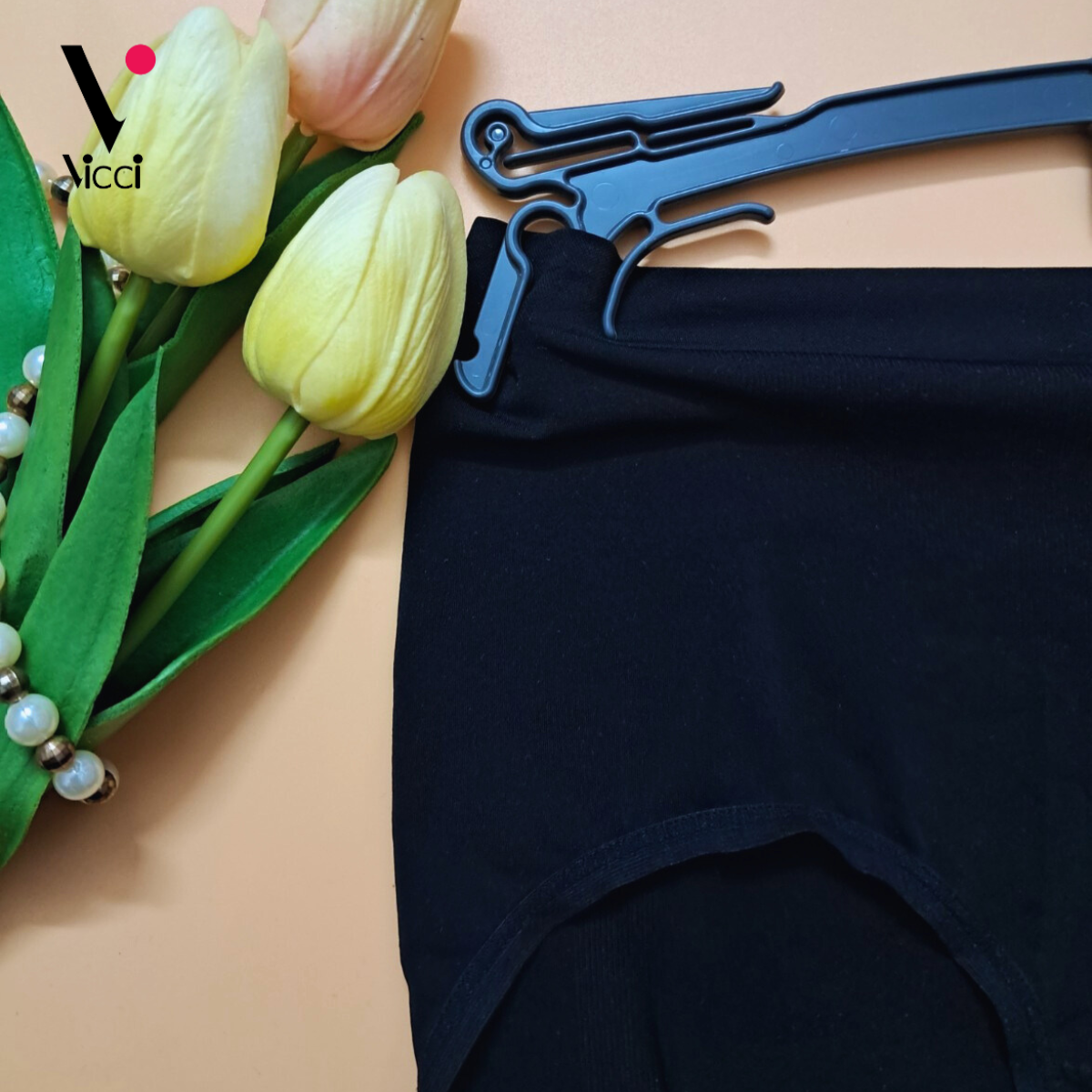 Quần lót nữ Vicci bản lưng cao gen nhẹ ,sợi dệt mềm mại, kháng khuẩn khử mùi QV.34 nhiều màu