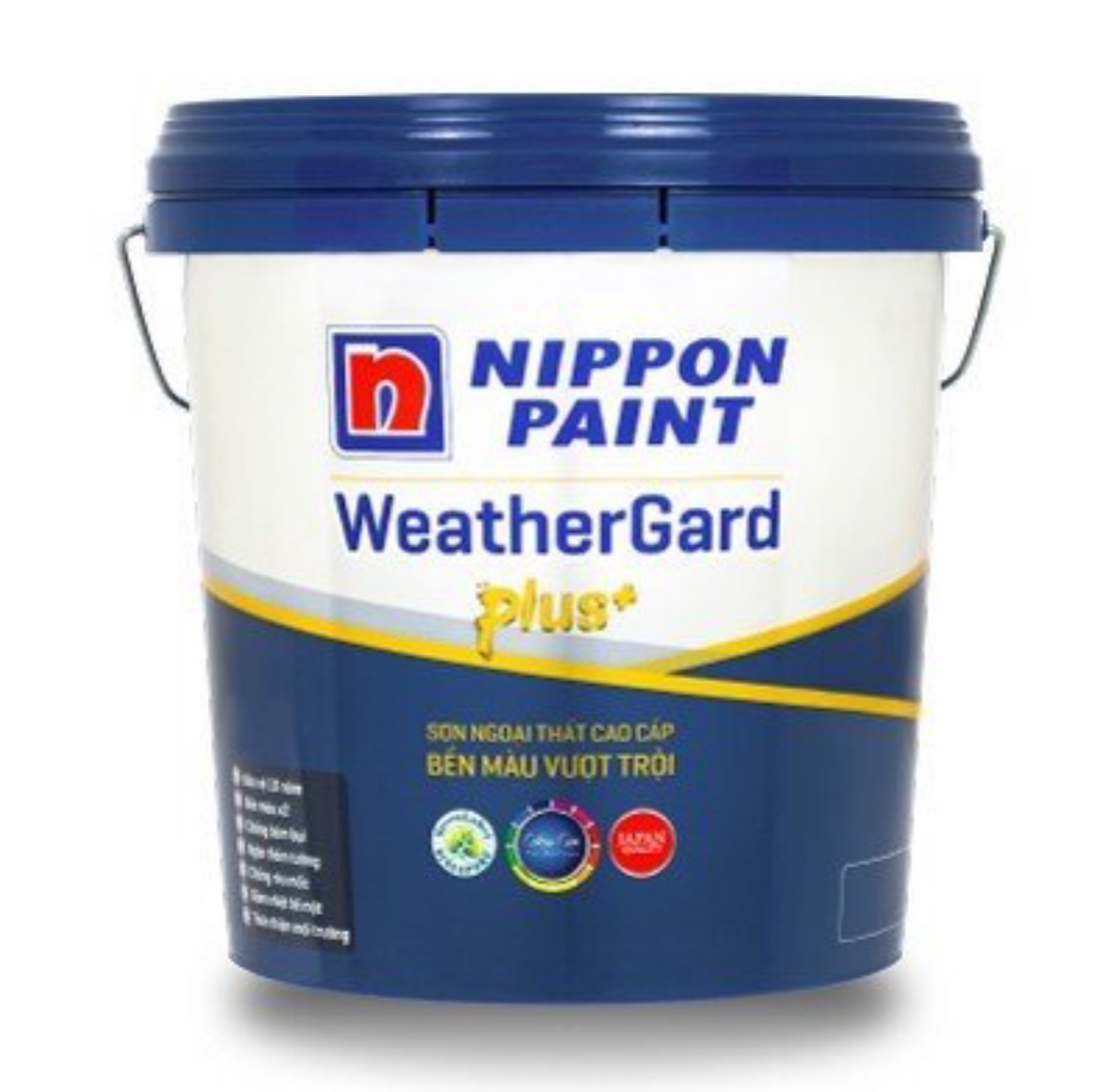 Sơn ngoại thất Cao Cấp WeatherGard Plus+ có độ bền cao có khả năng chống thấm nước cao