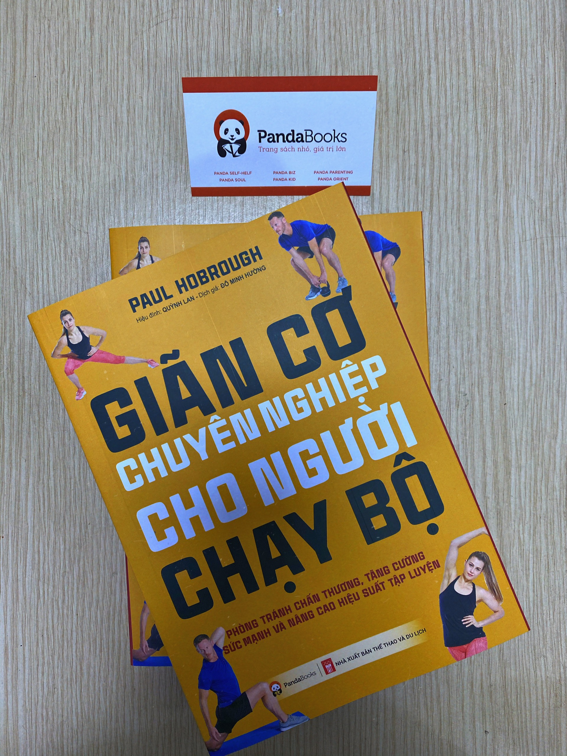 Sách - Combo Chạy Bộ - Dinh Dưỡng - Giãn cơ - Pandabooks