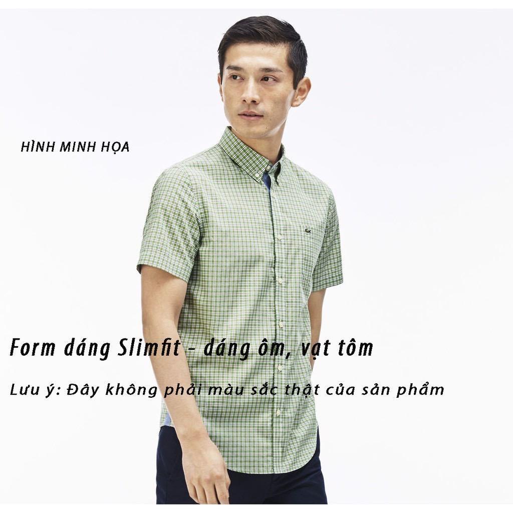 OWEN - Áo sơ mi nam dài tay dáng SLIMFIT sợi Cafe - Mã AS23365D