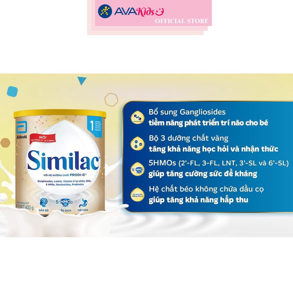 Sữa bột Similac 5G số 1 400g (0 - 6 tháng)