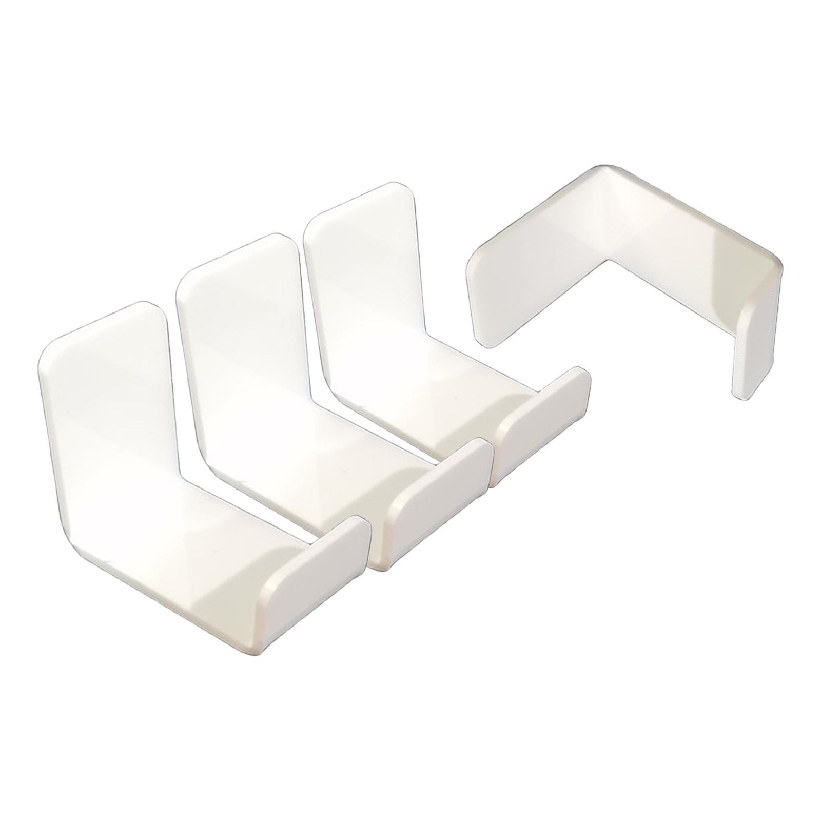 4x Acrylic Headphone Stand Hanger Hanger Mount Gaming Space Saving DJ