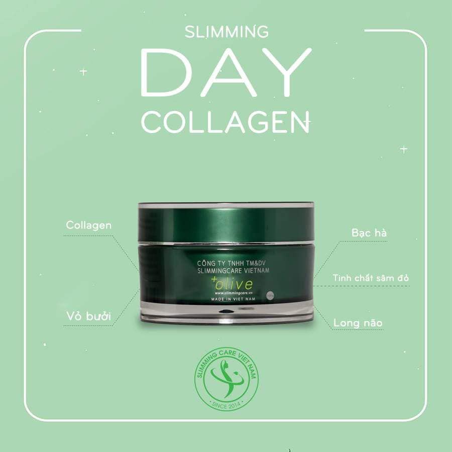 Kem tan mỡ Slimming day collagen - cải thiện tình trạng mỡ, mờ rạn