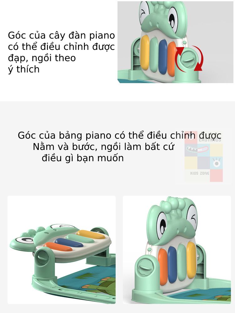 Thảm nhạc cao cấp giúp trẻ phát triển thính giác và thị giác