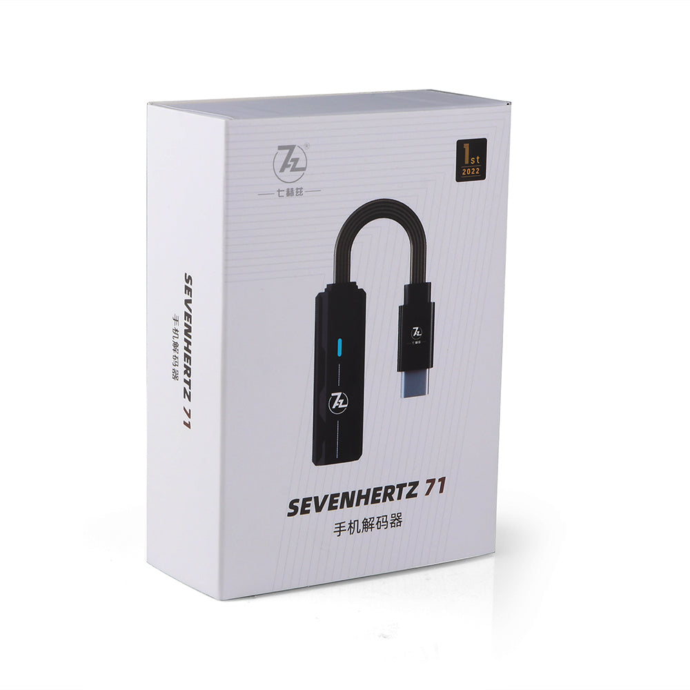 7HZ SEVENHERTZ 71 Bộ giải mã với Chip AK4377 | Cáp chuyển đổi âm thanh | Dongle Dac Amp | HÀNG CHÍNH HÃNG