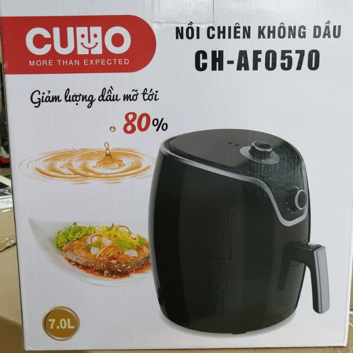 Nồi chiên không dầu 7L CU-HO, nướng chân không, công suất 1700W, Màu ngẫu nhiên-hàng chính hãng