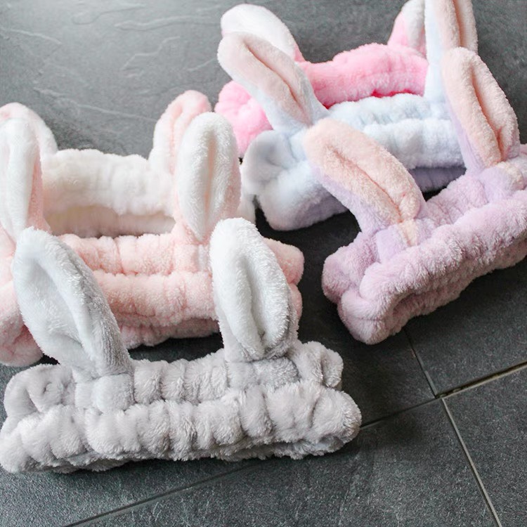 Băng Đô Tai Thỏ Cực Cute Vituni Bờm Tóc Trang Điểm Dễ Thương BD15
