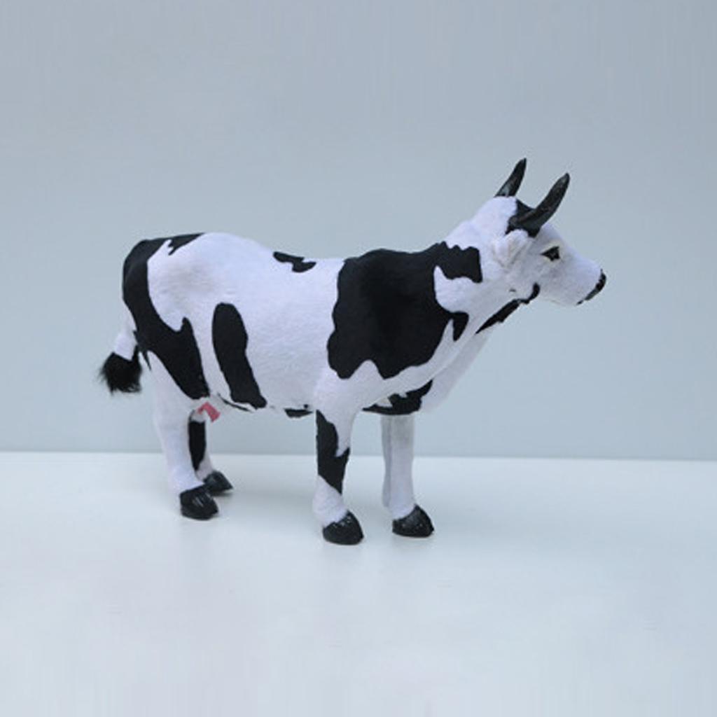 White and Black Decorative Garden Ornament Statue