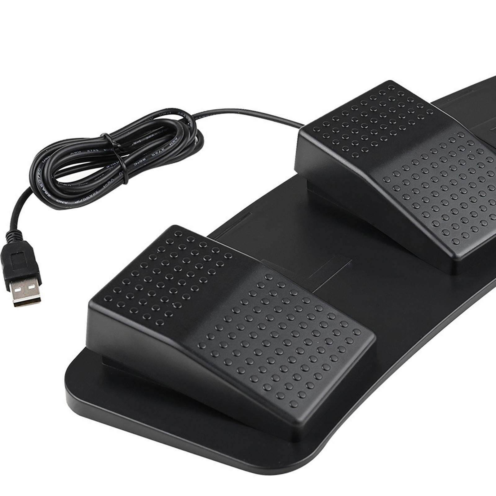 USB Foot Pedal Control Switch Game Pad Keyboard Mouse for PC Laptop