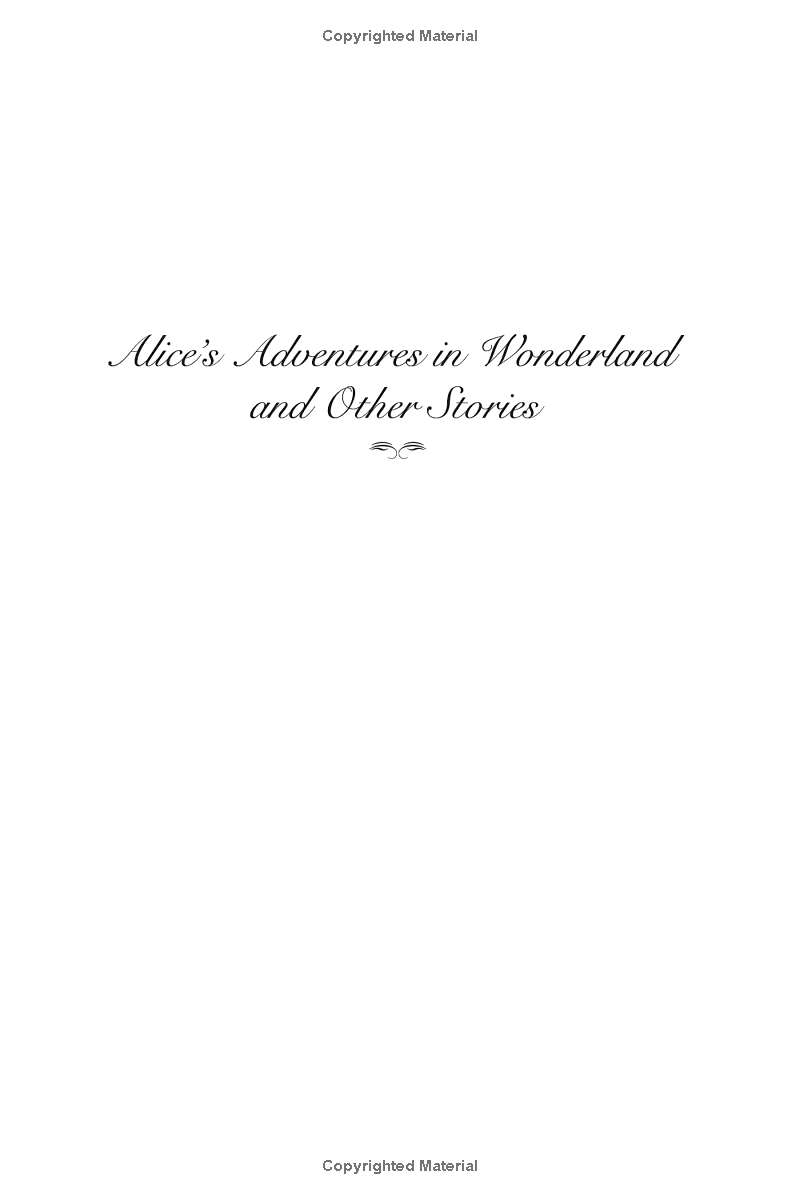 Alice's Adventures In Wonderland: And Other Stories (Leather-bound Classics)