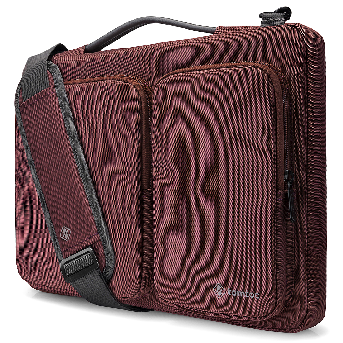 Túi đeo Tomtoc USA Versatile 360 Shoulder Bags cho Macbook Pro 15 - Màu đỏ, Hàng chính hãng