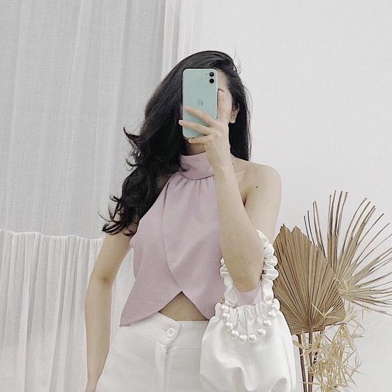 YU CHERRY | Áo nữ Turtleneck Collar Top YA358