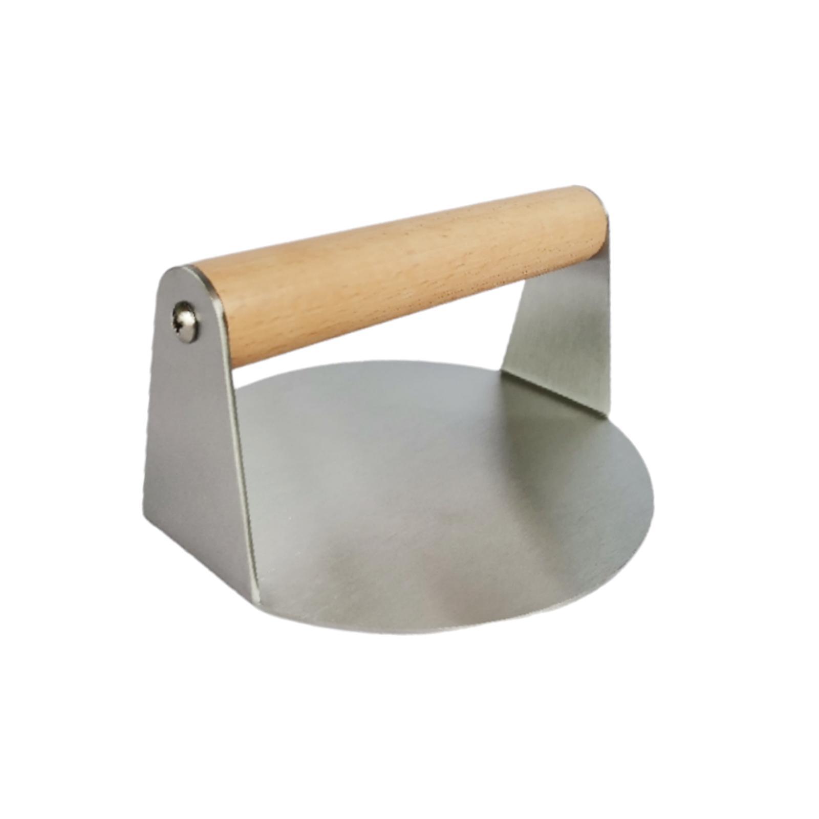 Press Burger Smasher Stainless Steel Burger Press Maker Smooth Meatballs Maker Nonstick Grill Cooking Smasher for Flatbreads Sandwiches