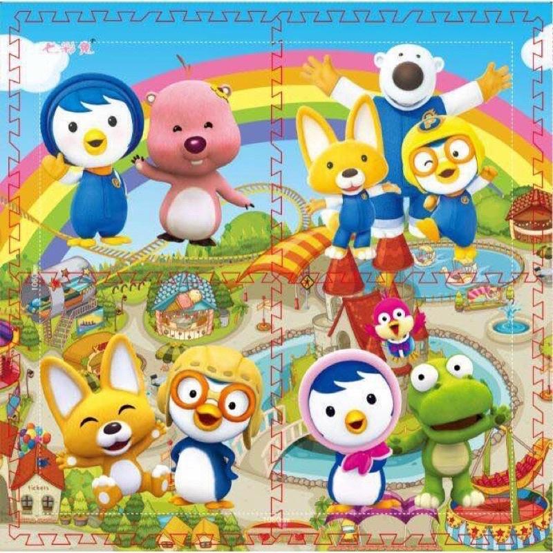 Thảm Xốp Ghép Lót Sàn Vân Gỗ, Hoạt Hình Kích Thước 60×60 CM