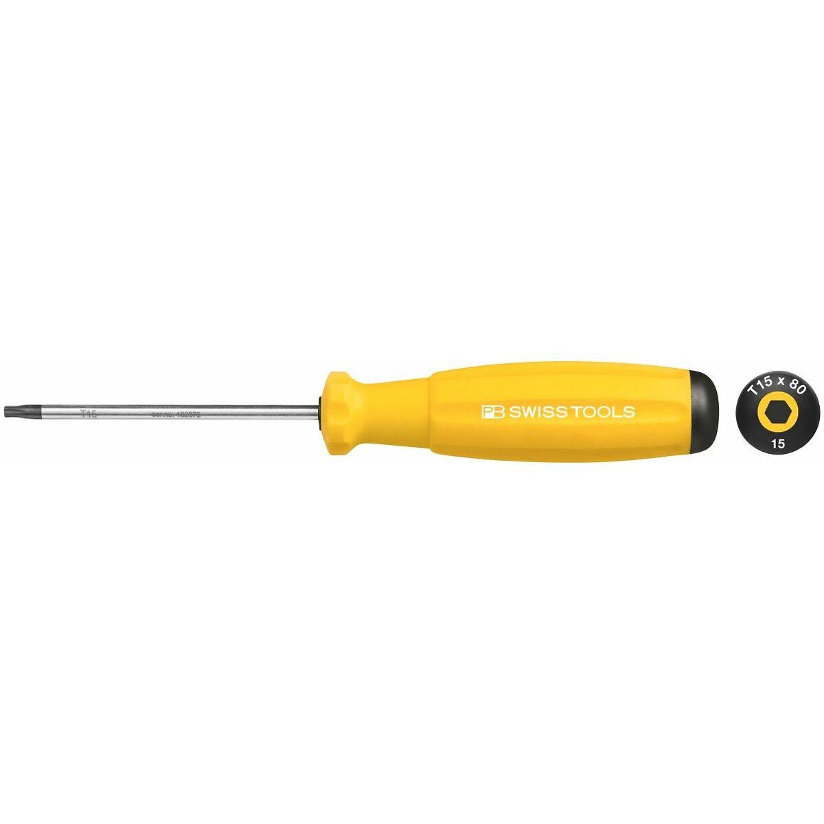 Tua Vít Hoa Thị Pb Swiss Tools Tay Cầm Swiss Grip Tx15 | 8400.15-80 Ye - Hàng Chính Hãng 100% từ Thụy Sỹ