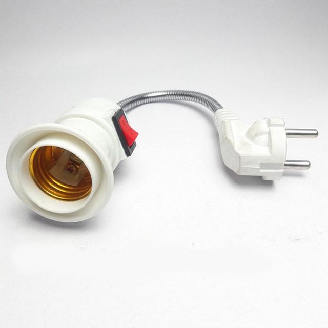 Đuôi Đèn Lò Xo Xoay 360 Độ Kèm Công Tắc .