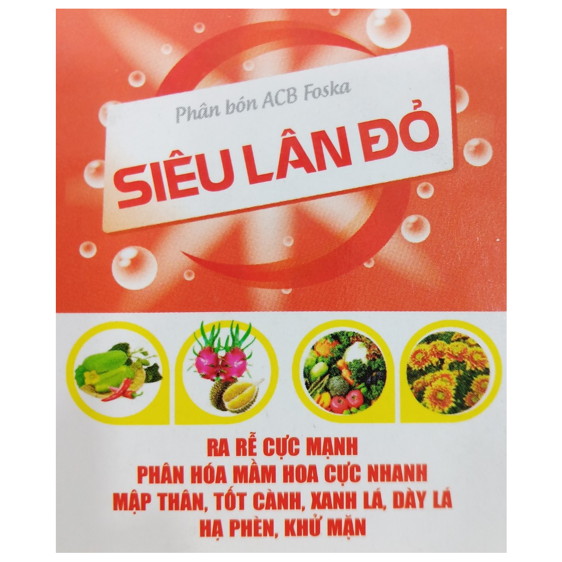 Phân bón ACB FOSKA siêu lân đỏ 100ML