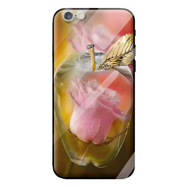Ốp kính cường lực cho iPhone 6 Plus nền táo 1 - Hàng chính hãng