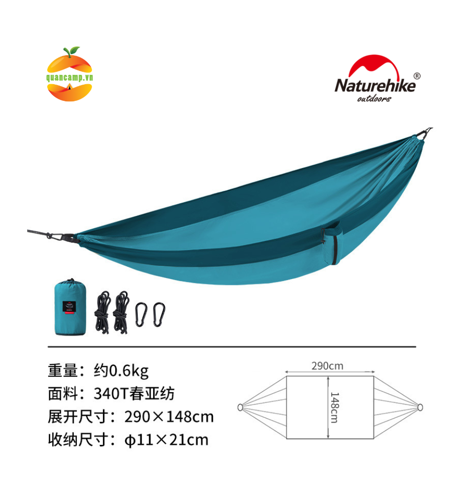 Võng dã ngoại siêu nhẹ Naturehike NH21DC011