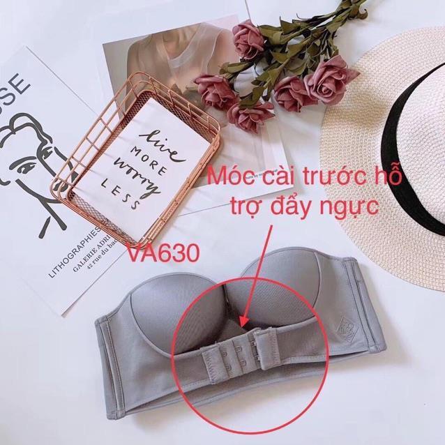 M100. Áo ngực không dây cài trước - áo ngực chống tụt, áo cup ngực không dây AS052 mặc áo hở vai, đầm maxi