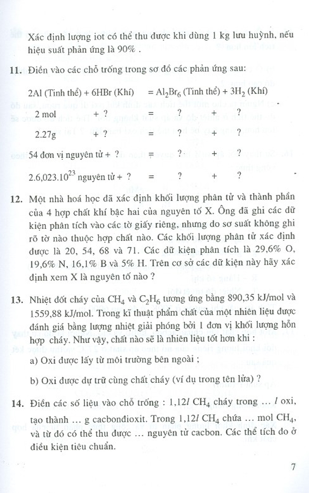 Bài Tập Cơ Sở Lí Thuyết Các Quá Trình Hóa Học (Tái bản)