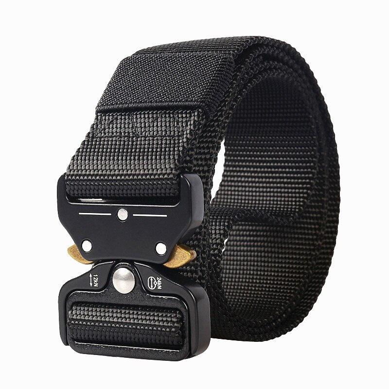 2020 New Men Tactical Belt Adjustable Heavy Duty Military Tactical Waist Belts With Metal Buckle Nylon Belt Hunting Accessories