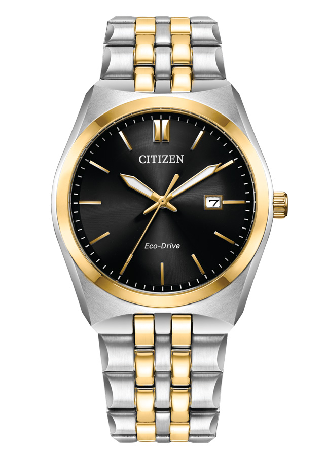 Đồng Hồ Nam Citizen Dây Kim Loại Máy Eco-Drive BM7334-58E - Mặt Đen