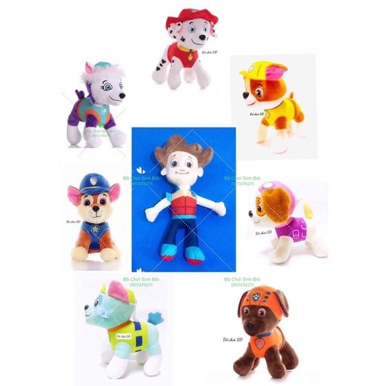 Thú bông đội chó cứu hộ -anh rider 29cm