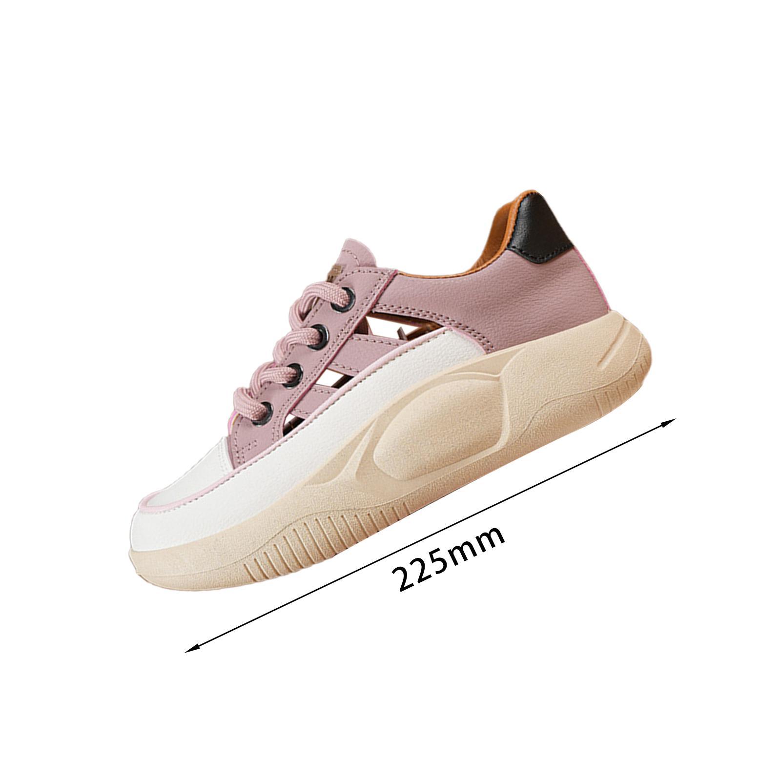 Chunky Platform Sneakers for Women Lace Top Retro Comfortable Casual Shoes