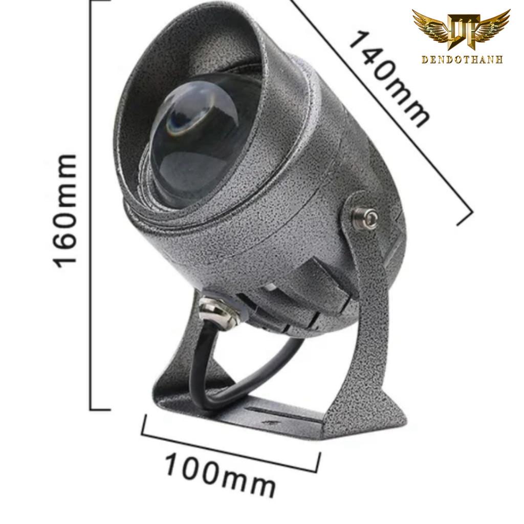 Đèn rọi cột mũ nhà cao tầng cao cấp RSV689 rọi góc nhỏ đèn rọi sân vườn nhiều màu trang trí ngoại cảnh DDT - rọi mũ tròn 10w
