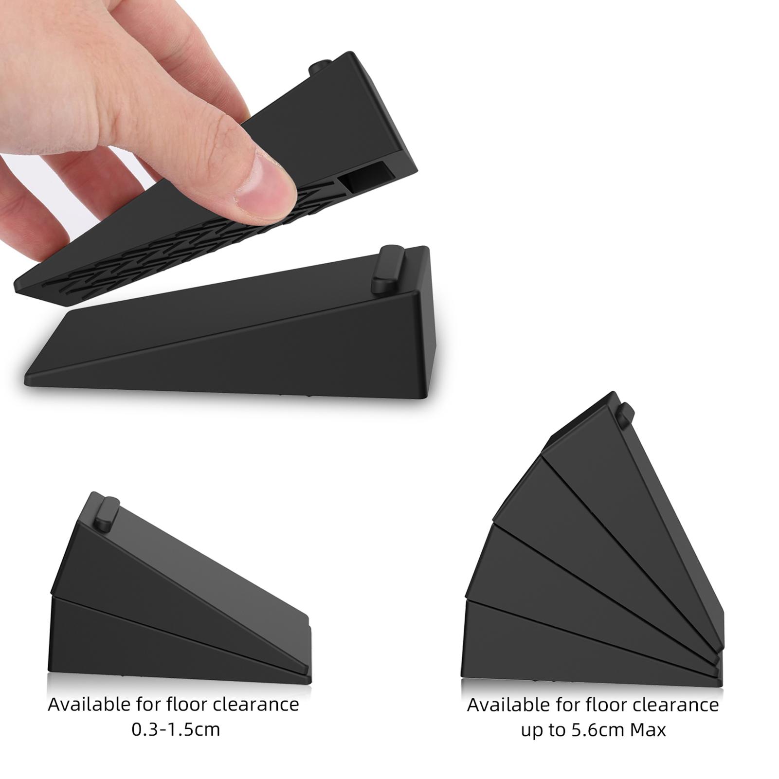 6 cái Núm chặn Cửa bằng silicone cố định chống va đạp cửa