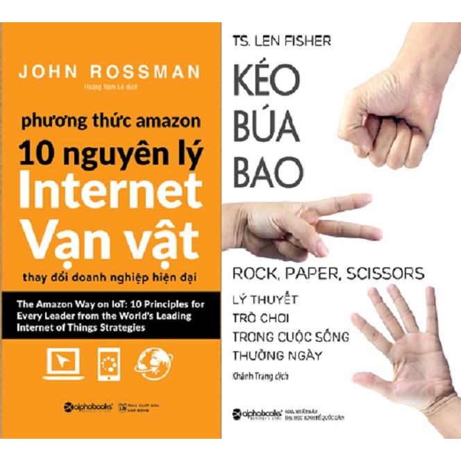 Combo Phương Thức Amazon – 10 Nguyên Lý Internet Vạn Vật + Kéo Búa Bao