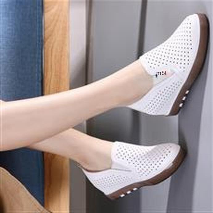 Giày nữ giá thấp nhất khử mùi giày thông thường giày chạy bộ giày trắng giá thấp nhất cặp đôi