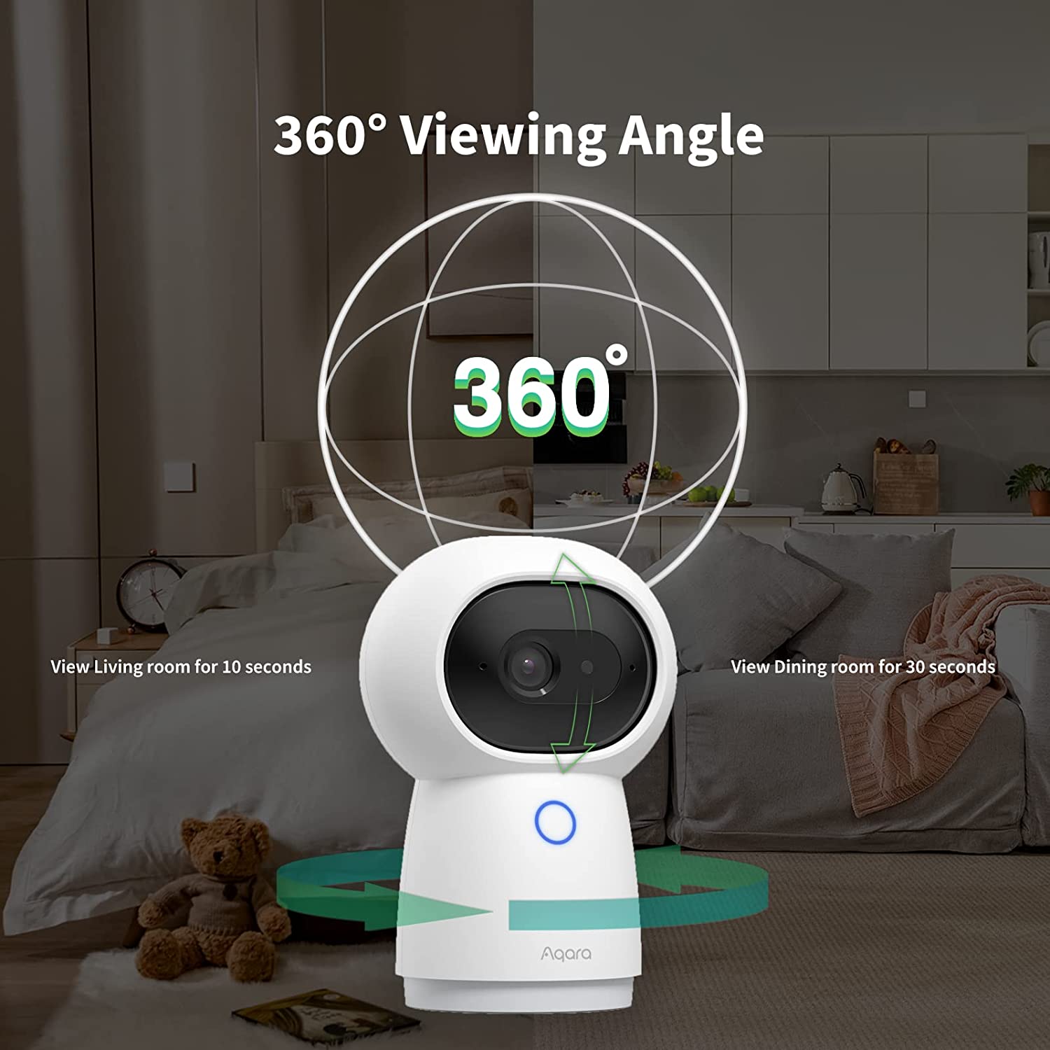 [Quốc Tế] Camera thông minh Aqara G3 CH-H03 Indoor 2K AI Tracking - Hàng Chính Hãng