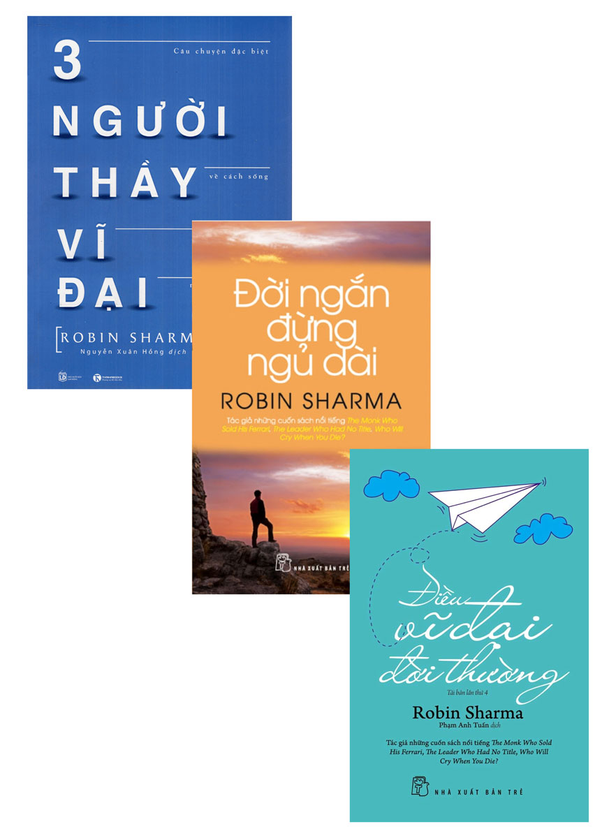Combo Đời Ngắn Đừng Ngủ Dài + Điều Vĩ Đại Đời Thường + Ba Người Thầy Vĩ Đại  _TRE