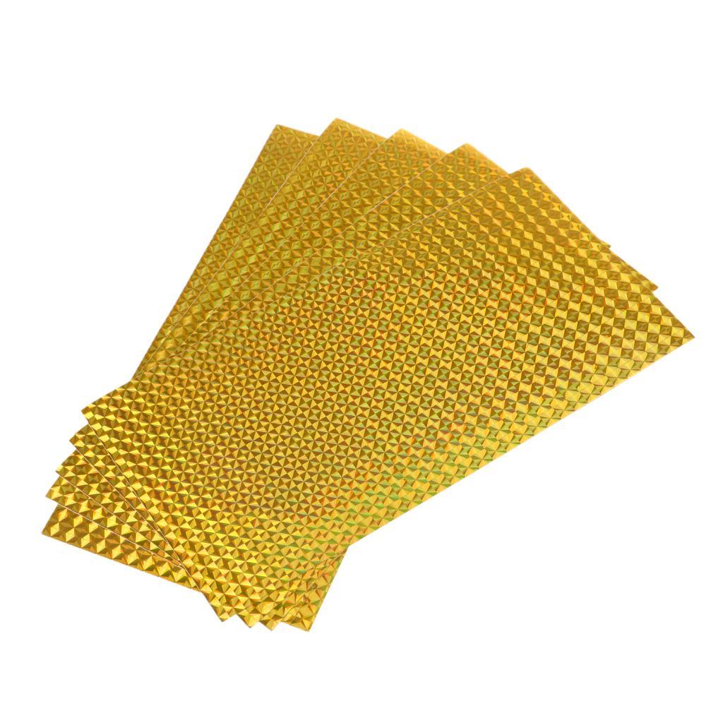 10 Pcs Fishing Lure Tape Holographic Adhesive Film Flash Tape DIY
