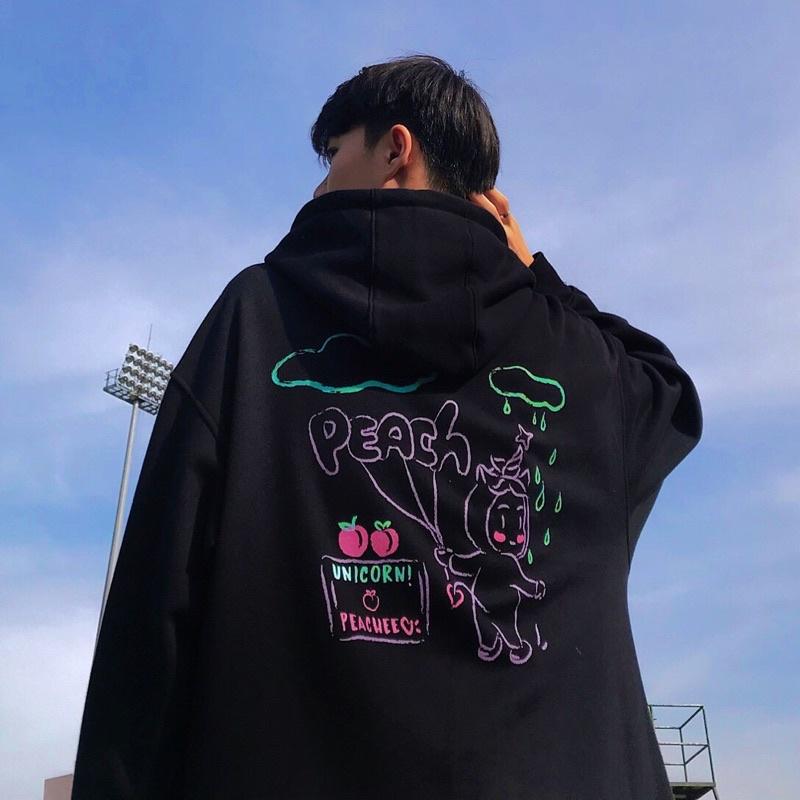 UPZ Áo Khoác Hoodie In Peachee