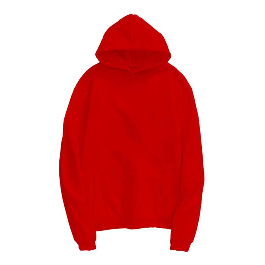 Men Winter Warm Long-Sleeve Thermal Pullover Hoodie Fleece Hooded Sweatshirt