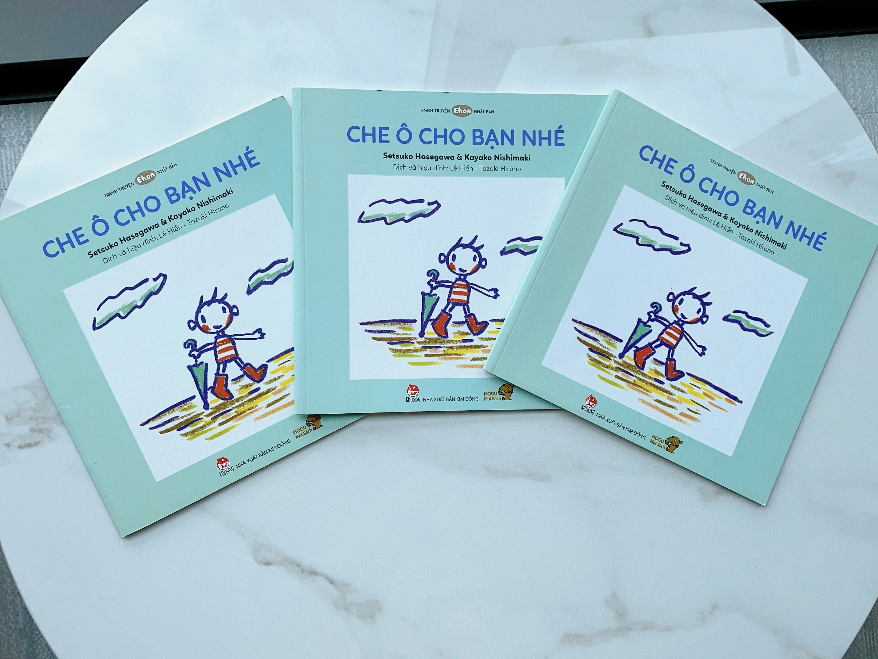 Sách cho bé 0-3 tuổi - Che ô cho bạn nhé!