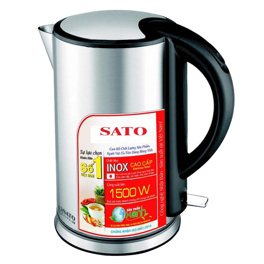 Ấm Siêu Tốc SATO ST-1801 1.8L - Hàng Chính Hãng