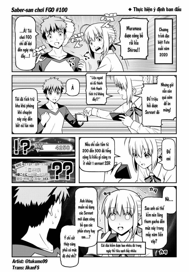 saber-san chơi fgo! chapter 51 56