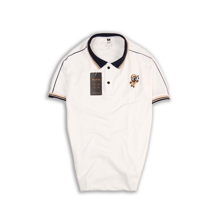 Áo thun nam cổ bẻ áo polo mio cổ bẻ vải cá sấu cotton trẻ trung mặc mát cả ngày