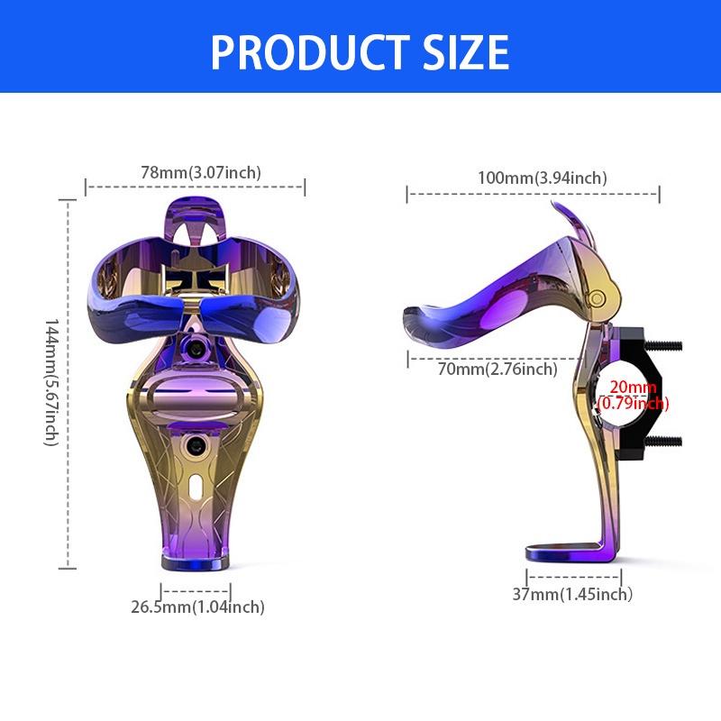 Giá treo cốc nước cho xe máy Giá treo đồ uống Động cơ đa năng / Xe đạp Giá treo đồ uống