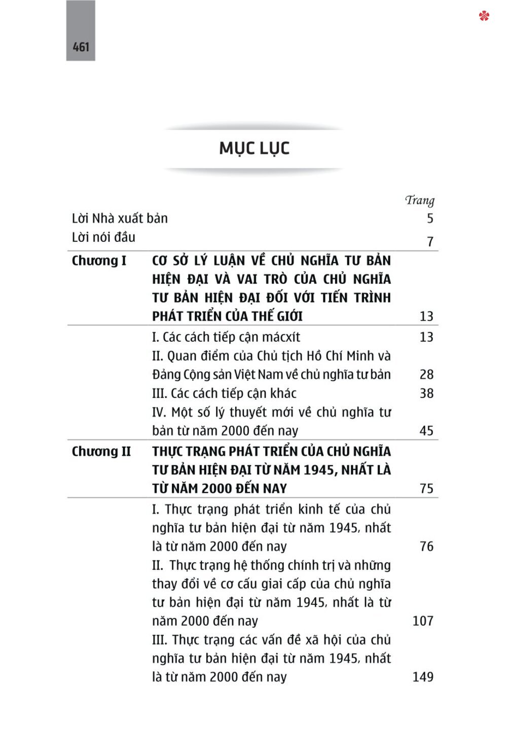 Chủ nghĩa tư bản hiện đại vai trò, tác động đến tiến trình phát triển và định hướng chính sách của Việt Nam - bản in 2025