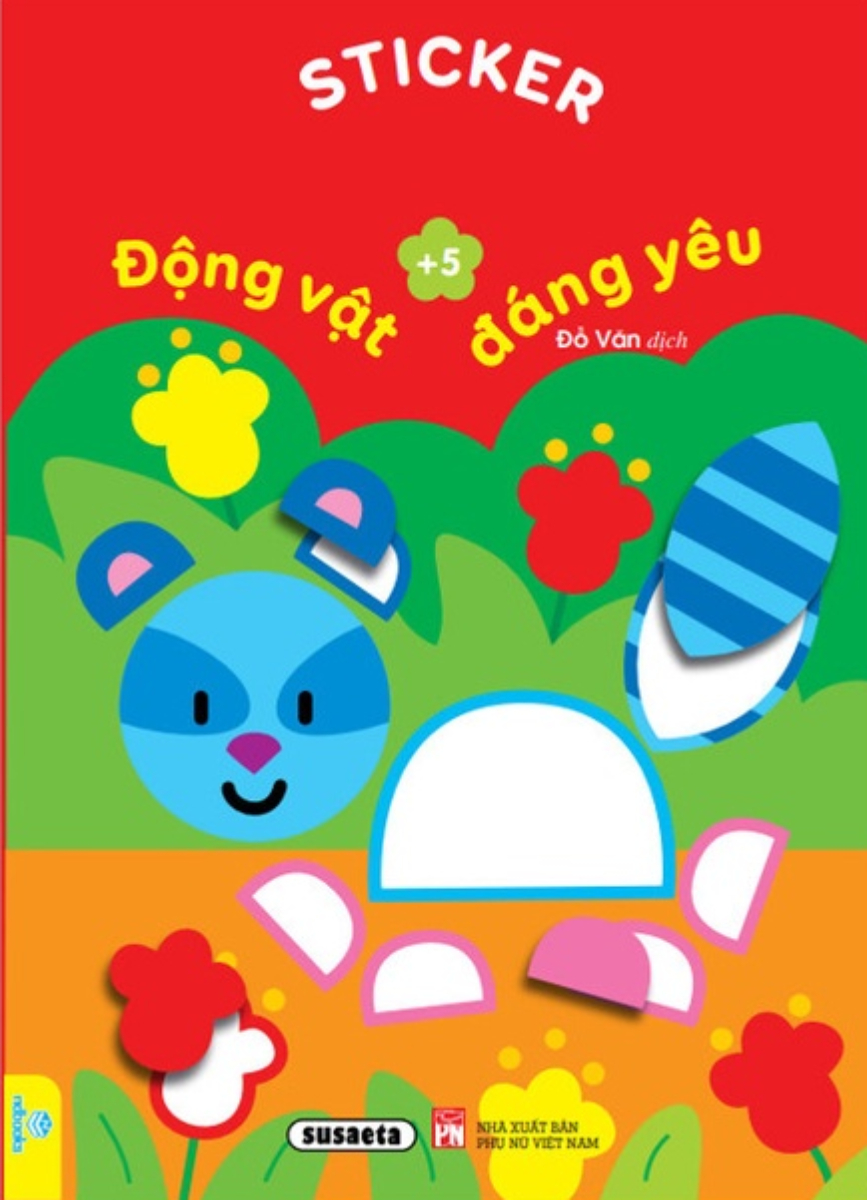 Sticker Động Vật Đáng Yêu - Dành Cho Bé 5 Tuổi