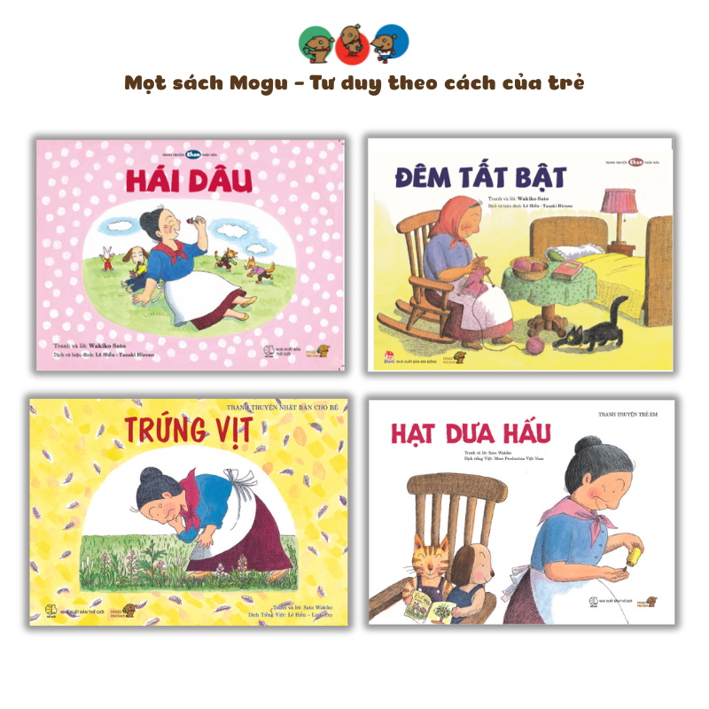 Sách Ehon Nhật Bản - Combo bà Baba cho bé từ 3 tuổi