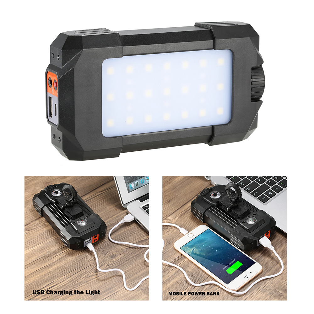 Đèn pin đa năng với ánh sáng có thể điều chỉnh,đầu ra USB dùng làm sạc dự phòng, độ sáng cao 500 lumen