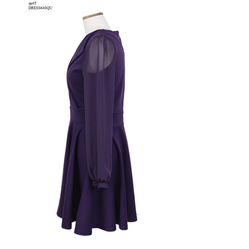 DRESS532 ĐẦM XÒE PHỐI TAY VOAN
