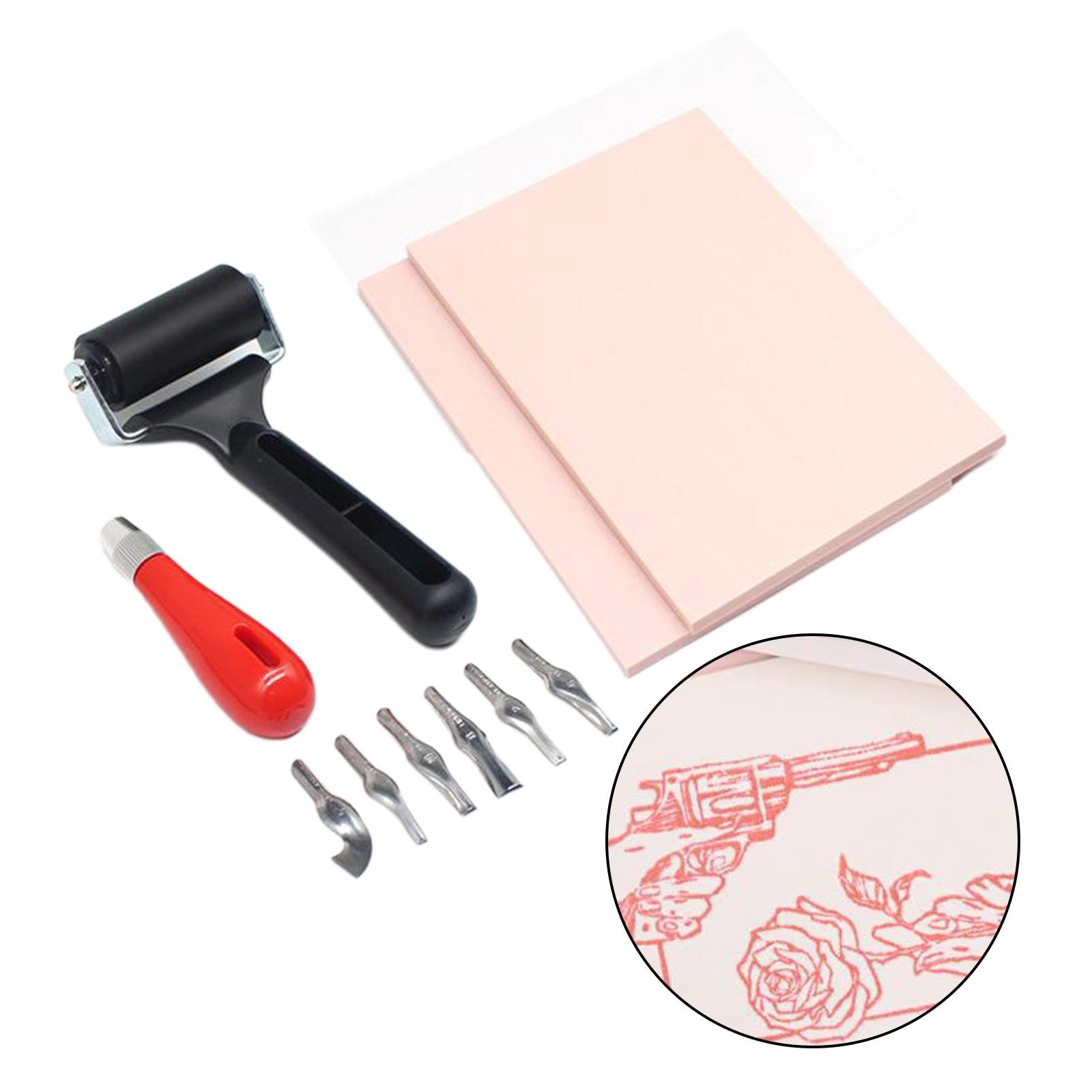 Rubber Stamp Making Kit Rubber Carving Blocks for Stamp