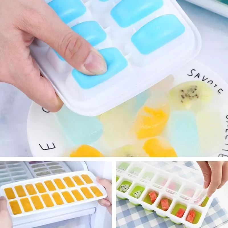 1 Khuôn Silicon Làm Đá 14 Ngăn Tiện Lợi